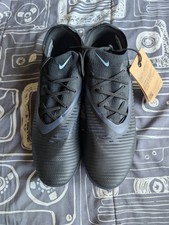 Nike Phantom 6 Low Pro FG Soccer Cleats Black Shadow HJ4122-003 Mens Sz 12.5