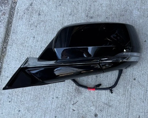 22-25 Jeep Grand Cherokee, LH Driver  Side Mirror w/Camera, Black,#68552265AB