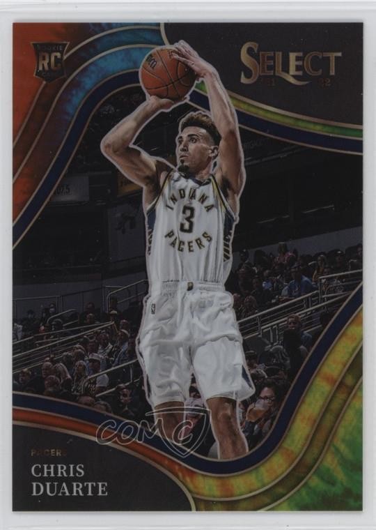 2021-22 Panini Select Courtside Tie-Dye Prizm 23/25 Chris Duarte Rookie RC 1dm4