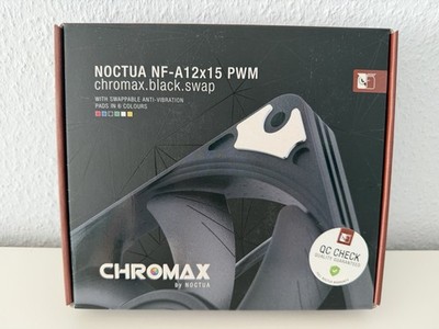 Noctua NF A12x15 PWM Lüfter chromax black OVP
