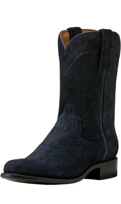 Ariat Men's Yellowstone Midnight Rancher Western Boot Shoes Oiled Navy 10.5