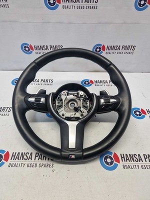 BMW X5 X6 F15 F16 2014-2018 M Sport Leder Lenkrad F1 Schaltwippen