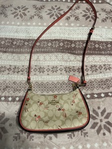 COACH Teri Shoulder Bag/Crossbody Signature Hearts & Stars CJ644 outlet