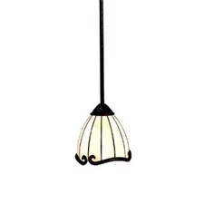Kichler 65216 Clarice 1 Light Mini Pendant in Tannery Bronze w/ Gold Accent 