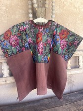 Vintage Guatemalan huipil hand embroidered Top