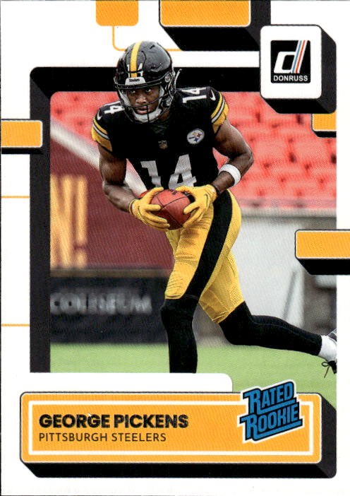 2022 Donruss George Pickens #323 Pittsburgh Steelers 2J