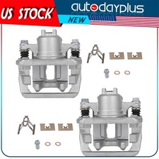 Pair Rear Brake Calipers W Bracket For 2005 2006 Honda Cr-v Crv L4 2.4l Pair Rear Brake Calipers W Bracket For 2005 2006 Honda Cr-v Crv L4 2.4l