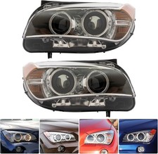 Right+Left Headlights Assembly For 2013-2015 BMW X1(Only HID w/ AFS Model)NEW