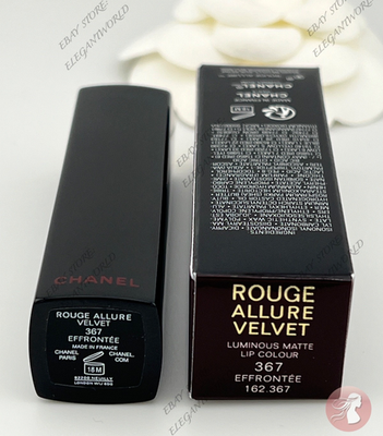 New Chanel Rouge Allure Velvet Luminous Matte Lipstick #367