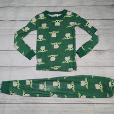 6/7 Hanna Andersson/Star Wars Grugu Long John Pajamas