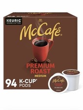 McCafe Premium Roast K-Cup Coffee Pods 94 ct. new