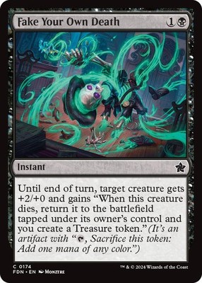 Fake Your Own Death FDN 174 MTG Foundations Common Normal EN NM