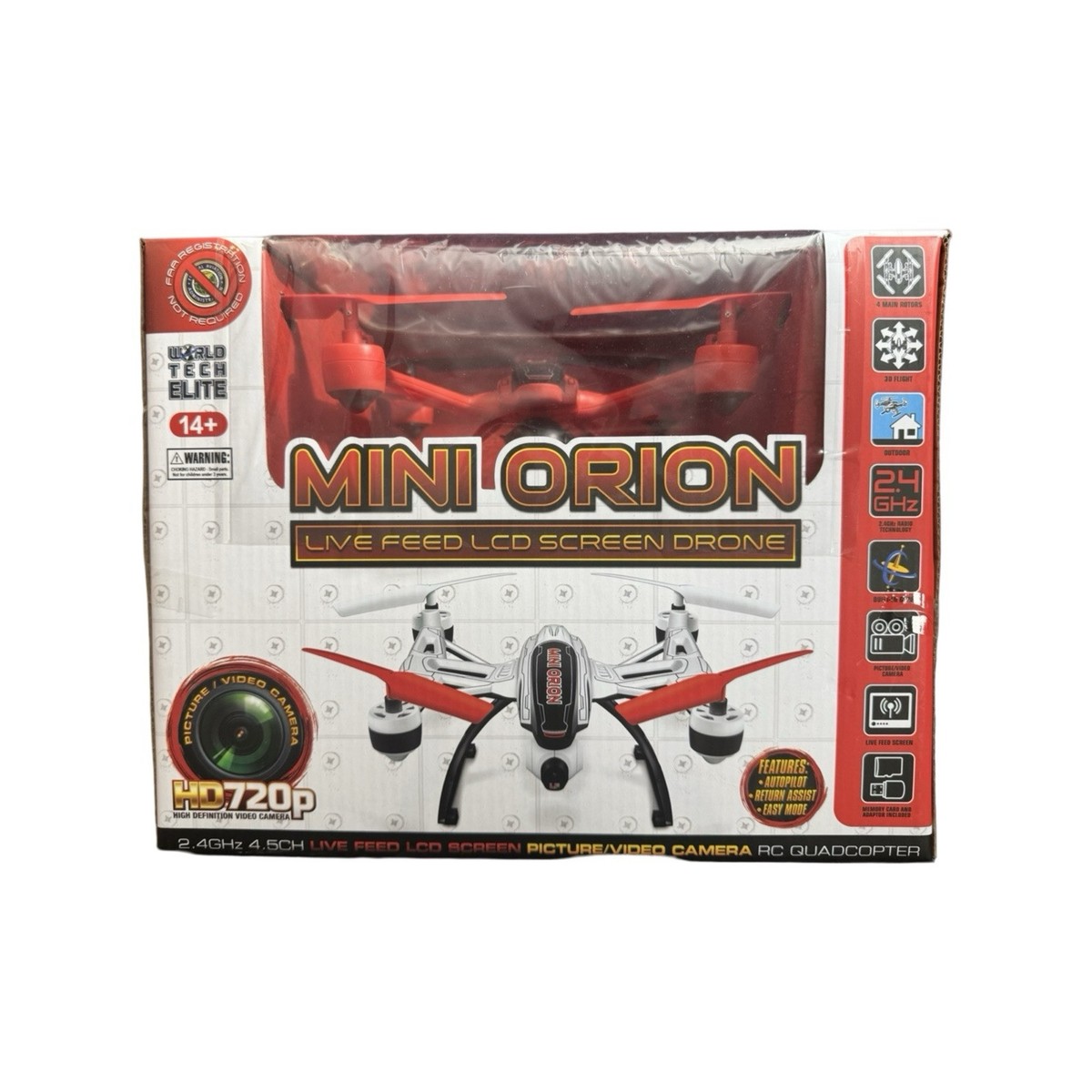 Flying Drone Lcd Screen Mini Orion Drone World Tech Toys [ZX-33819