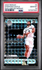 2024 Panini Mosaic Give And Go Prizm Stephon Castle RC #6 PSA 10