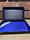 Cigarette Case w/ gilding Nara Japan engraved 935 Silver