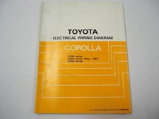 Toyota Corolla E9 1987 Electrical Wiring Diagram EE90 AE92 CE90 Manual from 1991