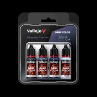 Vallejo Game Color - Ultramarine Color Set (4 X 18 Ml)
