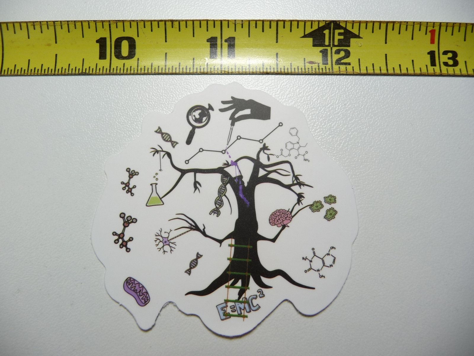 Science-Themed Tree of Knowledge Decal Sticker for Teachers and Classrooms