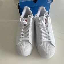 adidas Superstar Men s White Low Top Lace-Up ...