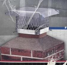 HY-C Shelter Stainless Still Chimney Cap 13 X 13, SCSS1313 {B1}