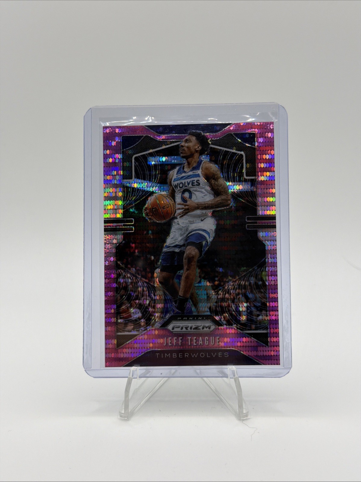 2019 Panini Prizm Jeff Teague Timberwolves Pink Pulsar /42