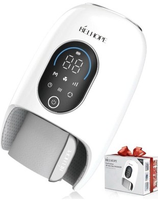 Hand & Wrist Massager with Heat, Compression, 9-modes, Arthritis & Carpal Relief