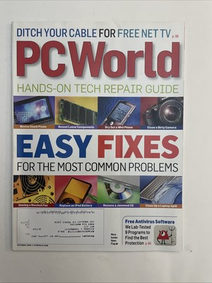 OCTOBER 2009 PC WORLD computer magazine Ditch Your Cable For Free Net TV