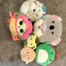 Squishmallows Mixed Lot Plush Stuffed Animals Assorted Characters 6-24in
