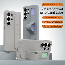 Standing Grip Soft Silicone Phone Cover For Samsung S26 S24 S23 Ultra  S25 FE