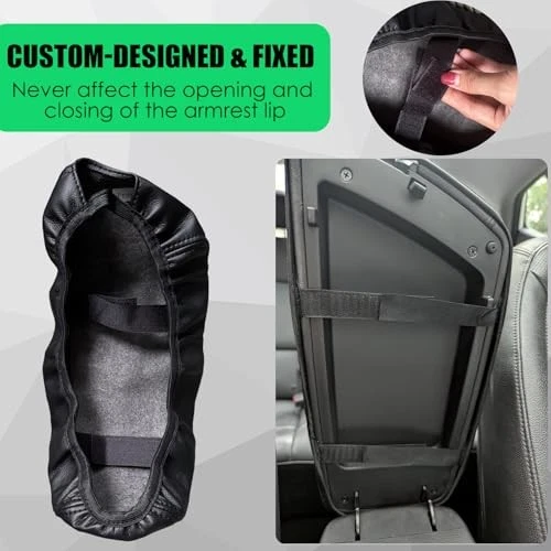 Center Console Armrest Cover for Kia Optima 2011-2015 Premium Leather Upgrade Foto 4 de 4