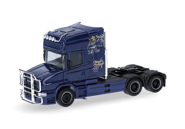 Herpa 319423-002 | Scania Hauber 04 Topline Zugmaschine 3Achs | Kobaltblau-image