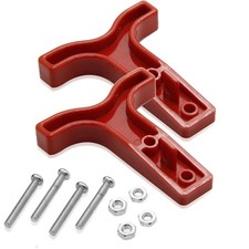 2PCS Battery Quick Connector Kit 600V 50AMP Plug Connect Disconnect Red