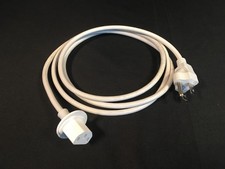 Volex Computer Power Cord - Soft - White - 6 Ft. - Round Collar Female End