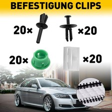 80x Schwellerclips Befestigungs Clips Kit Seiten Schweller für BMW 3er E36 E46