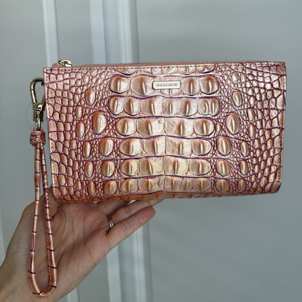 Adia Brahmin Clutch Adia Brahmin Millie Wristlet Minuette Electric