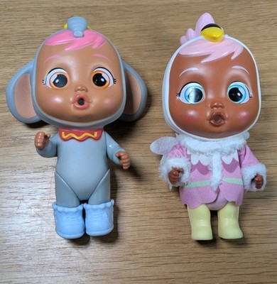 Cry Babies Magic Tears Mini Puppen x 2 Dumbo & Daphne