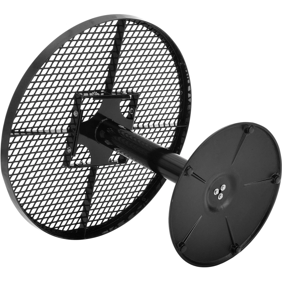 Mesa de café externa redonda 36" com base de pedestal 29"H preta - Imagem 3 de 3