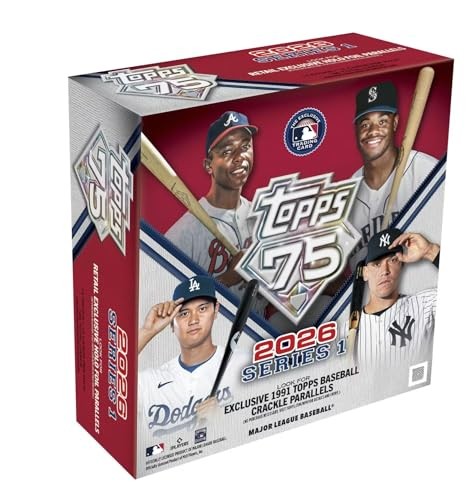 MLB 2026 Topps Series 1 Baseball Mega Box Trading Cards BOX