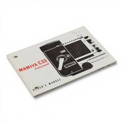 Mamiya C33 Professional Manual Operating Instructions
