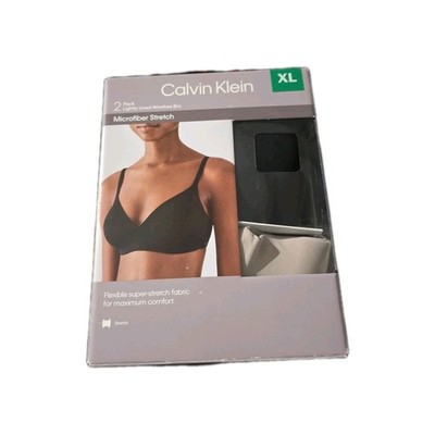 Calvin Klein Women's Wirefree Bra, 2-pack XL