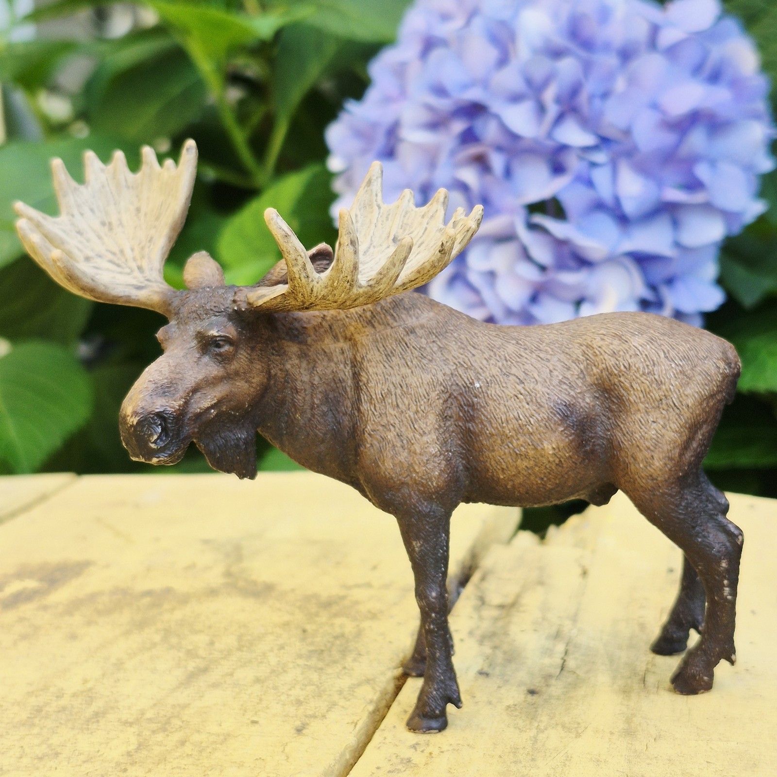 Schleich MALE Bull MOOSE Retired Wildlife Animal Figure 2016