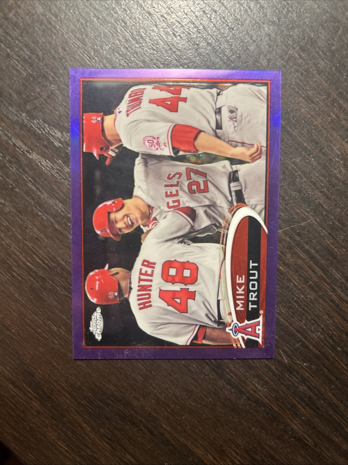 2012 Topps Chrome - Mike Trout #144 Purple Refractor