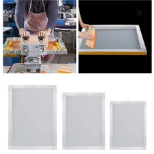 Aluminum Silk Printing with 110 White Mesh Screen Print
