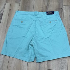 NEW Polo Ralph Lauren 9 Inch Stretch Classic Fit Chino Shorts Men  s Size 34 Teal