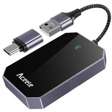 Wireless CarPlay Adapter for Apple iPhone, Converts Wired to Wireless CarPlay...