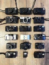 Konvolut Analoge 35mm Kompakt Kameras / Sammlung / Defekt / Ersatzteilespender