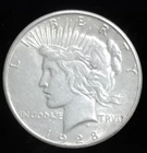 1928-S $1 Peace Silver Dollar AU~