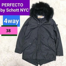 Schott NYC M7319 4W Fur Inner N-3B MoD Flight Jacket Size 38 Used