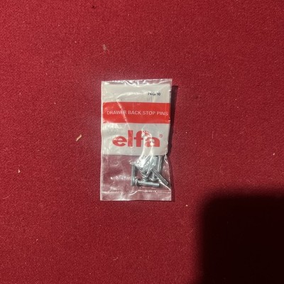 Elfa System Lot of 1 Packs Closet Rod End Caps Drawer + Back Stop Pin Slim Hook