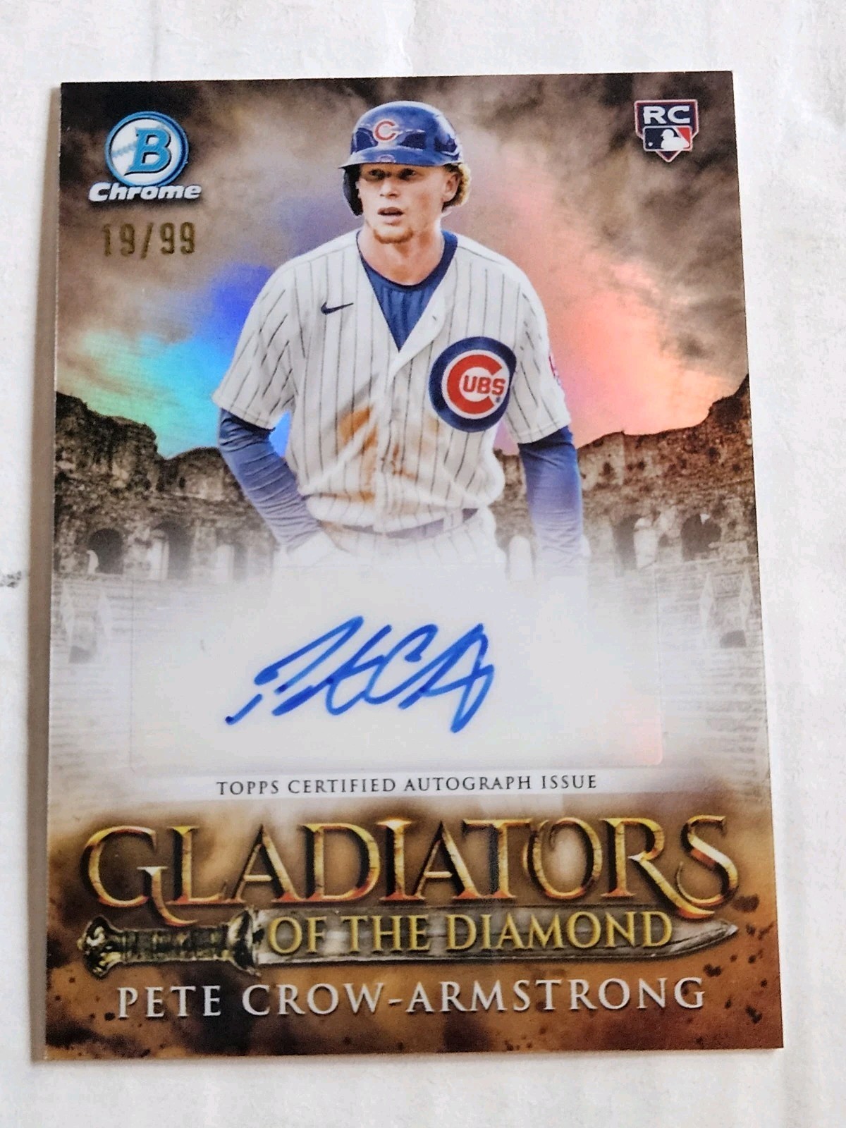 2024 Bowman - Gladiators of the Diamond Auto Pete Crow-Armstrong /99 Cubs